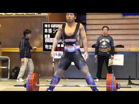 83kg級風張透選手デッド255kg