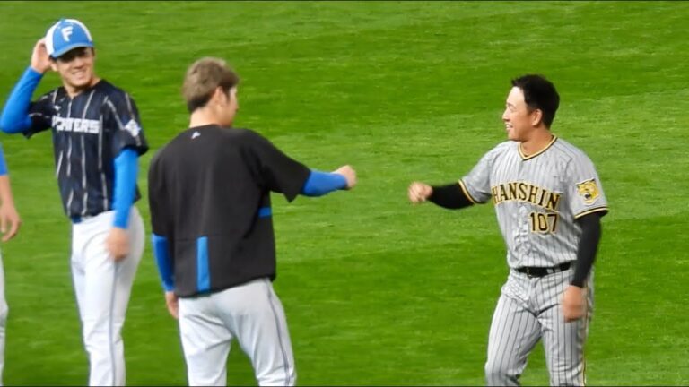 【谷川昌希】日ハム選手にご挨拶！愛されてる！谷川打撃投手。 6/9対ファイターズ戦