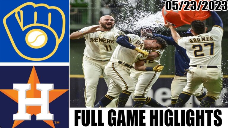 ミルウォーキー ブルワーズ vs ヒューストン アストロズ 全試合ハイライト |  MLB トゥデー 2023 年 5 月 23 日 |  MLB 2023