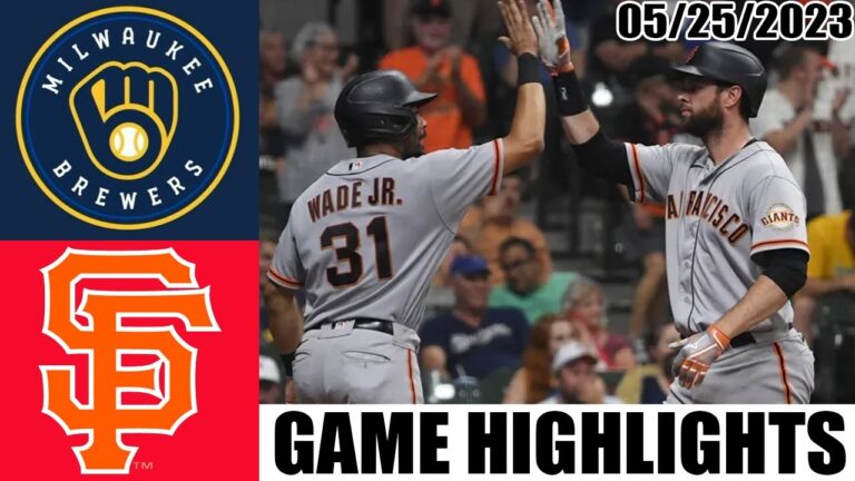 サンフランシスコ・ジャイアンツ vs ミルウォーキー・ブルワーズ ハイライト |  MLB トゥデー 2023 年 5 月 25 日 |  MLB 2023