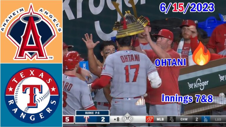 ロサンゼルス・エンゼルス vs テキサス・レンジャーズ [Innings 7&8] 2023 年 6 月 14 日 |  MLB ハイライト |  MLB 2023 シーズン