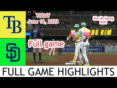 サンディエゴ・パドレス vs タンパベイ・レイズ [Full] 2023/06/16 |  MLB ハイライト |  MLB シーズン 2023