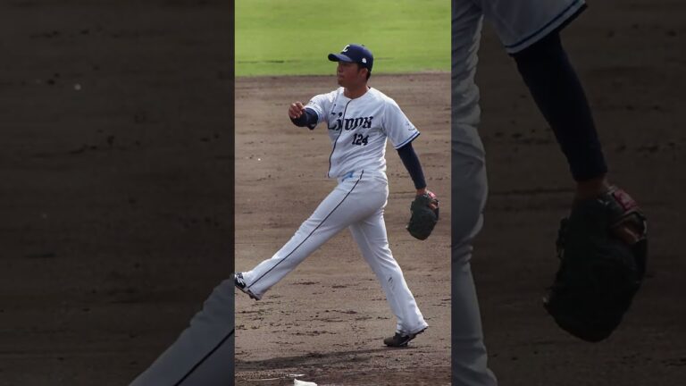 2023.06.04 埼玉西武-読売(UDトラックス上尾) 豆田泰志 投球シーン