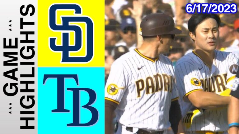 サンディエゴ・パドレス vs タンパベイ・レイズ  [Inning 5,6] 2023 年 6 月 17 日 |  MLB ハイライト 2023