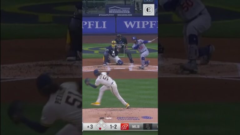 MLB Brewers Christian Yelich's SUPERB Sliding Catch to ROB Mookie Betts of a hit #shorts #mlb #fyp