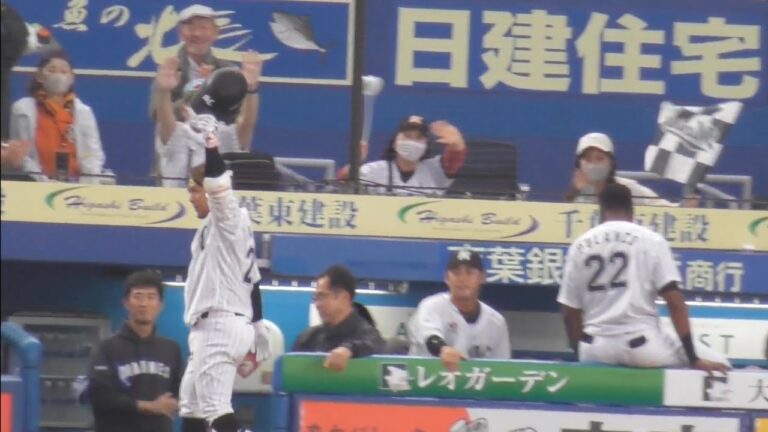 交流戦第1号ホームランはロッテ“田村龍弘” 【ロッテvs巨人】ZOZOマリンスタジアム