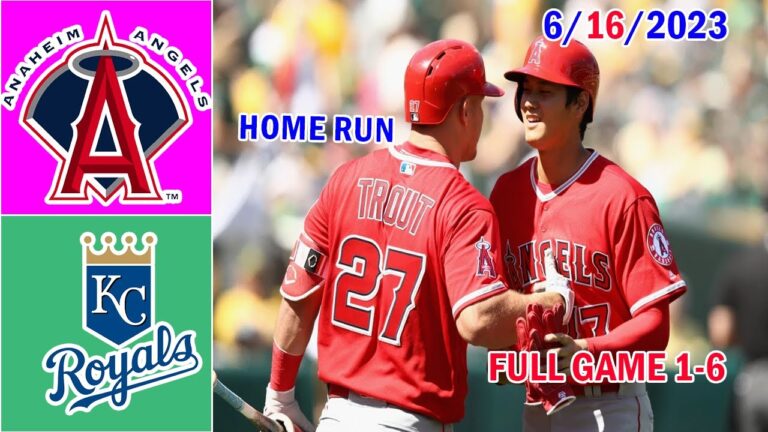 ロサンゼルス・エンゼルス対KC。 ロイヤルズ [FULL GAME 1-6] 2023 年 6 月 16 日 |  MLB ハイライト |  MLB 2023 シーズン