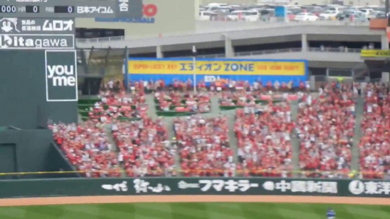 カープ下水流、今季初スタメン初打席でホームラン！！！！