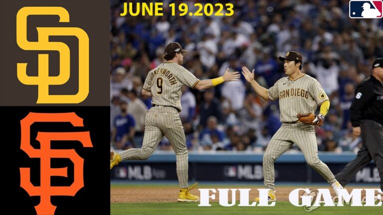 サンディエゴ・パドレス vs サンフランシスコ・ジャイアンツ フルゲーム [TODAY] 2023 年 6 月 19 日 |  MLB ハイライト 2023