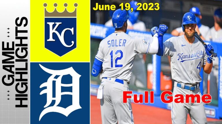 カンザスシティ・ロイヤルズ vs デトロイト・タイガース フルハイライト 2023 年 6 月 19 日 MLB シーズン 2023