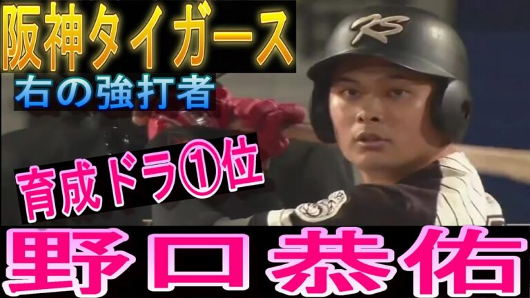 阪神タイガース2022育成ドラフト1位 右の強打者 野口 恭佑  高校,大学3年時シーン