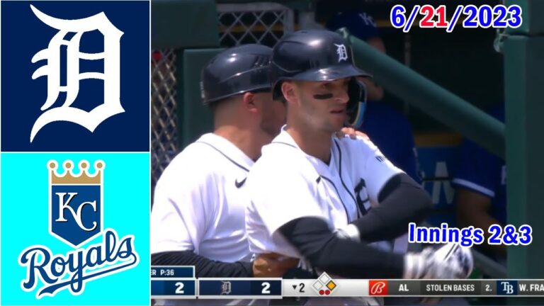 デトロイト・タイガース vs カンザスシティ・ロイヤルズ [Innings 2&3] 2023 年 6 月 21 日 |  MLB ハイライト |  MLB シーズン 2023