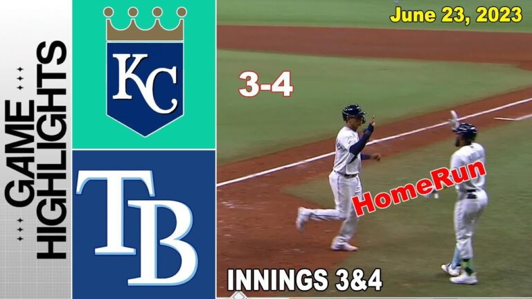 カンザスシティ・ロイヤルズ vs タンパベイ・レイズ [innings 3&4] 2023 年 6 月 23 日 |  MLB ハイライト |  MLB 2023 シーズン