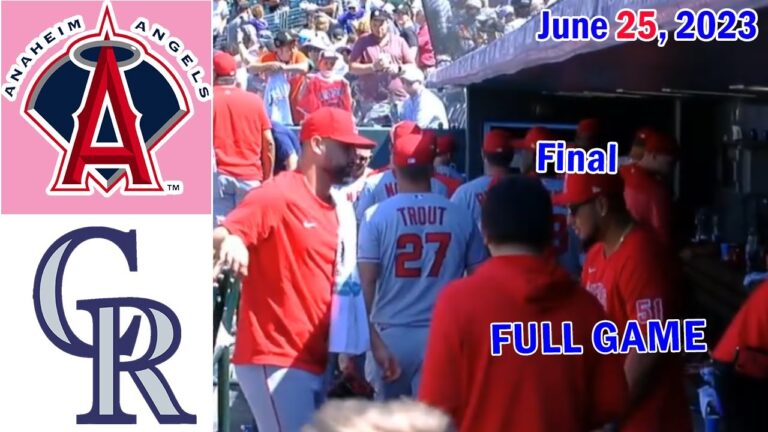ロサンゼルス・エンゼルス vs コロラド・ロッキーズ [FULL GAME] 2023 年 6 月 25 日 |  MLB ハイライト |  MLB 2023 シーズン