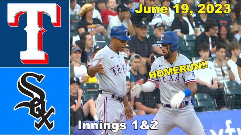 テキサス・レンジャーズ vs シカゴ・ホワイトソックス ゲームハイライト 2023年6月19日 MLBシーズン2023