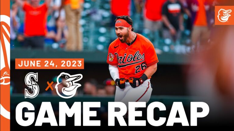 Mariners vs. Orioles Game Recap (6/24/23) | MLB Highlights | Baltimore Orioles