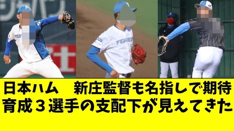 日ハム 新庄監督も期待の育成３選手が２軍で大活躍！支配下の可能性【北海道日本ハムファイターズ/日本ハム】