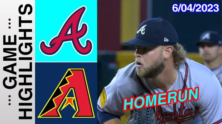アトランタ・ブレーブス vs アリゾナ・ダイヤモンドバックス [Inning 8,9] 2023 年 6 月 4 日 |  MLB ハイライト 2023