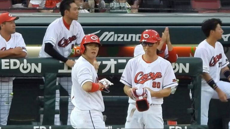 ３裏、坂倉将吾がセンタータイムリーヒットでカープ追加点！広6-0神 2023年7月4日