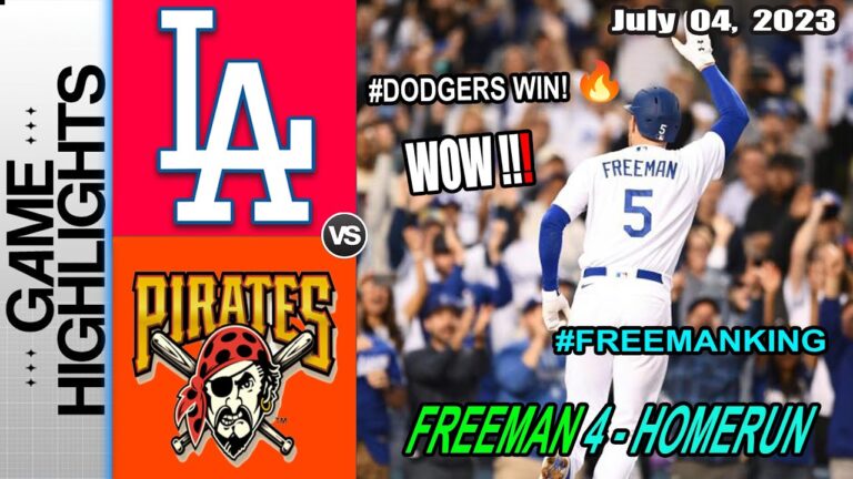 ロサンゼルス・ドジャース vs パイレーツ 2023年7月4日 TODAY |  MLB ハイライト 2023