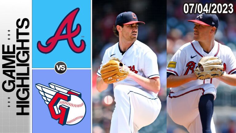 アトランタ・ブレーブス vs クリーブランド・ガーディアンズ 試合ハイライト 2023年7月4日 |  MLB ハイライト 2023