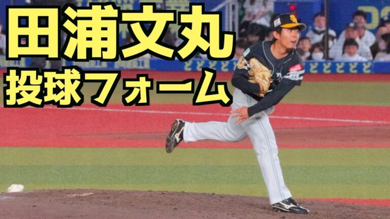 田浦文丸 ピッチングフォーム(スローあり)【ソフトバンク】