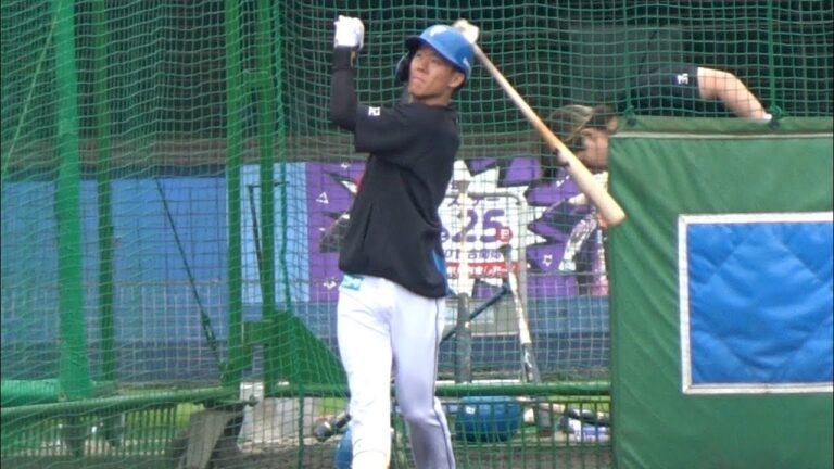 日本ハム 矢澤、五十幡、今川、古川続々と復帰、元気に打撃練習（鎌ケ谷）2023.6.23
