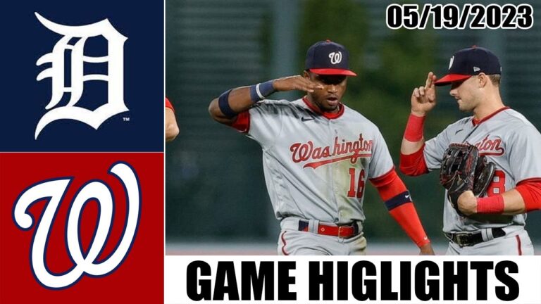 ワシントン・ナショナルズ vs デトロイト・タイガース ハイライト |  MLB トゥデー 2023 年 5 月 19 日 |  MLB 2023