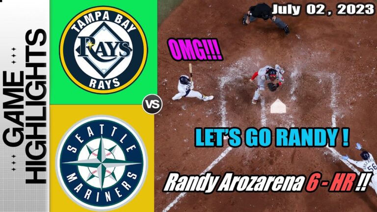 タンパベイ レイズ vs マリナーズの試合ハイライト 2023 年 7 月 2 日 |  MLB ハイライト 2023