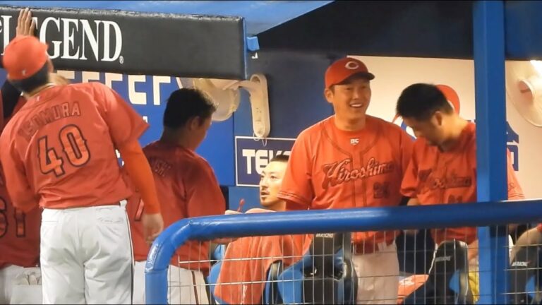 6裏、中崎翔太が2者連続三振！新井監督の信頼に応え、労いの言葉をかけられる！広島カープ 2023年7月1日