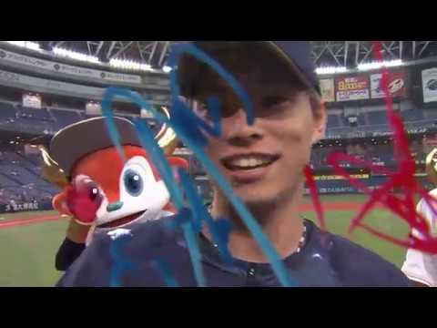 2018年8月30日 オリックス・山岡投手・中島選手・山田投手ヒーローインタビュー
