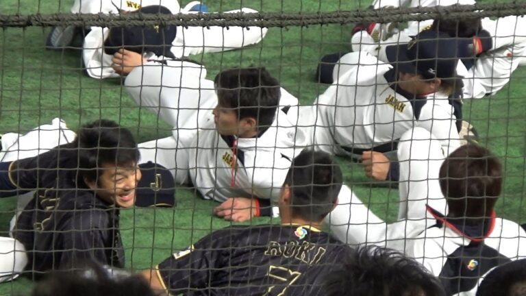 試合前練習6【20170308WBCオーストラリア戦】