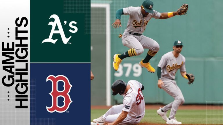 アスレチックス対レッドソックスの試合ハイライト (7/9/23) |  MLB ハイライト