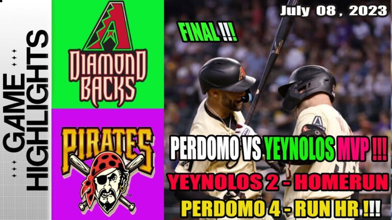 アリゾナ・ダイヤモンドバックス vs パイレーツ [Final/10] 2023 年 7 月 8 日 全試合ハイライト |  MLB ハイライト 2023
