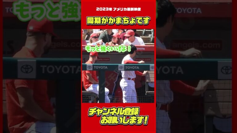 大谷にタオルぶん投げつけるスアレスが面白すぎる。#大谷翔平 #Shorts