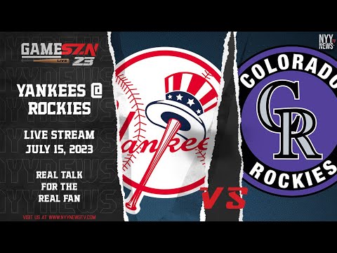 GameSZN Live: ニューヨーク・ヤンキース @ コロラド・ロッキーズ - シュミット vs. シーボルト -