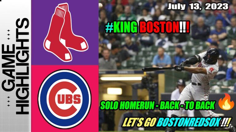 ボストン・レッドソックス対シカゴ・カブスの試合ハイライト 2023 年 7 月 13 日 |  MLB ハイライト 2023