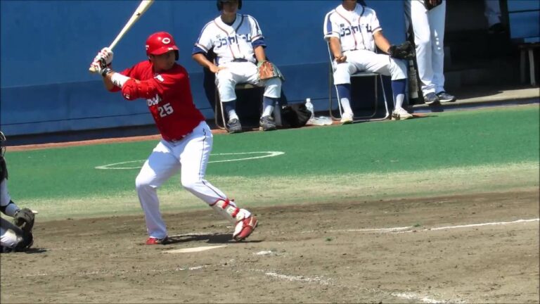 広島東洋カープ2軍　高橋大樹選手、あわやホームランの当たりもファール20150725ナゴヤ球場