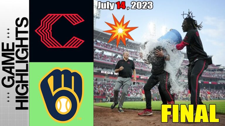 シンシナティ・レッズ vs ミルウォーキー・ブルワーズ [FULL GAME] 2023 年 7 月 14 日 |  MLB ハイライト 2023