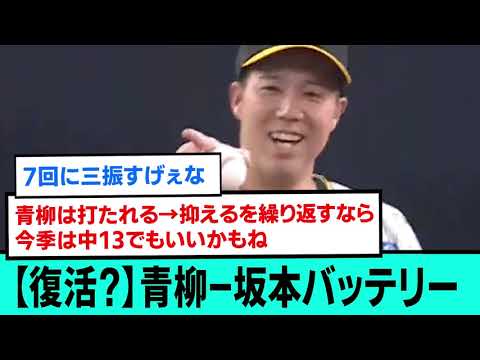 【復活?】青柳-坂本バッテリー【阪神タイガース/プロ野球/なんJ反応まとめ・ 2chスレ・5chスレまとめ/VOICEVOX/青柳晃洋/坂本誠志郎/2023年7月29日】