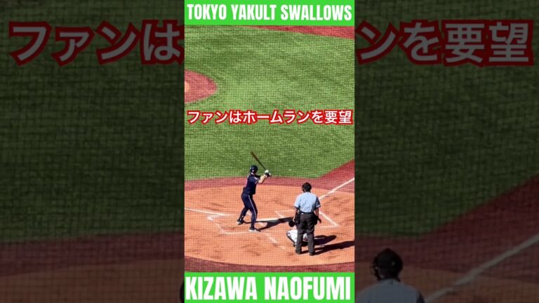 【プロ初打席でホームランを要望される】木澤尚文選手（東京ヤクルトスワローズ）