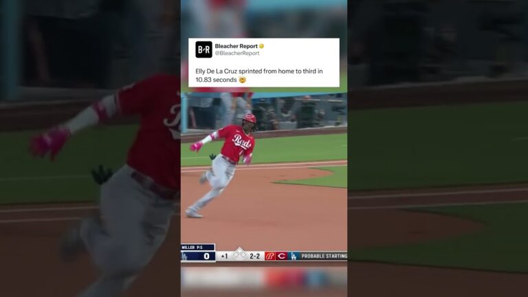 Elly De La Cruz showed off the speed 💨 (via @MLB) #mlb #reds #ellydelacruz
