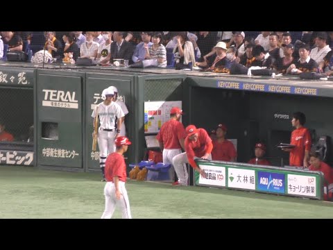 巨人　山﨑伊織投手が投げた球が広島　菊池選手の腕に。温厚な新井監督が怒りをあらわに。