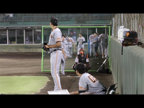 読売ジャイアンツ 阿部剣友 ブルペン投球 2023.7.27