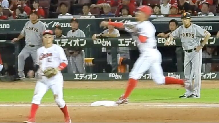 9回、矢野雅哉の肩！ジャンピングスローでピンチを救う、これぞスーパープレイ！2023年8月5日