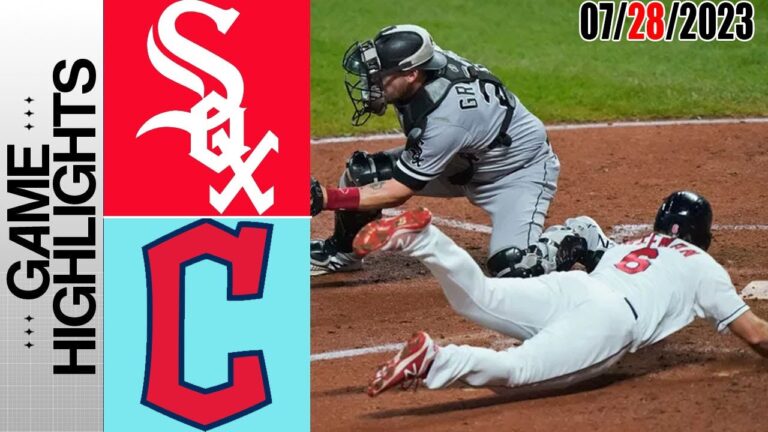 シカゴ・ホワイトソックス vs クリーブランド・ガーディアンズ フルハイライト |  MLB トゥデー 2023 年 7 月 28 日 |  MLB 2023