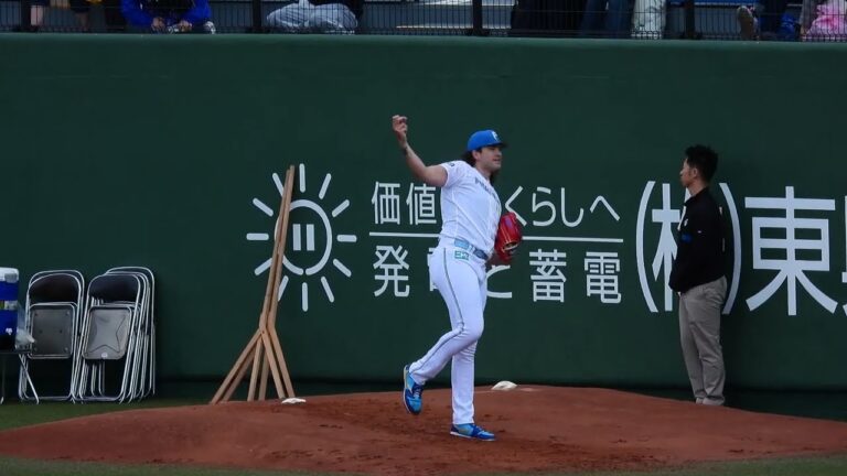 20230715【イースタン】古川裕大に向かって投げるポンセ
