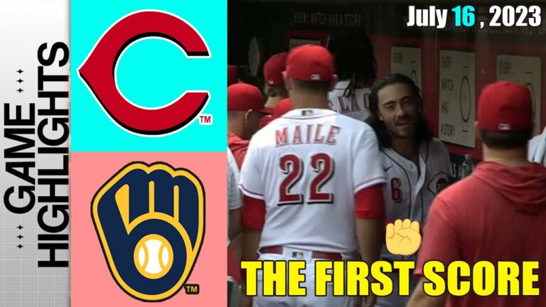レッズ対ミルウォーキー・ブルワーズの試合ハイライト 2023 年 7 月 16 日 |  MLB ハイライト 2023