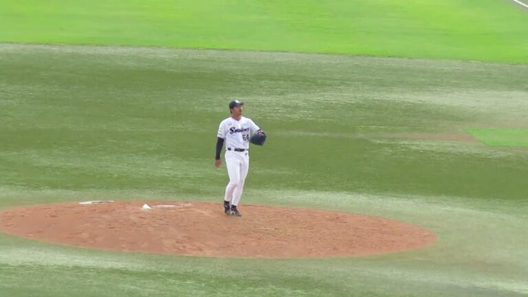 【野球選手フォーム集】サイドハンド大下佑馬の投球フォーム【2023年7月15日 ヤクルトスワローズ対 横浜DeNAベイスターズ ２軍戦】