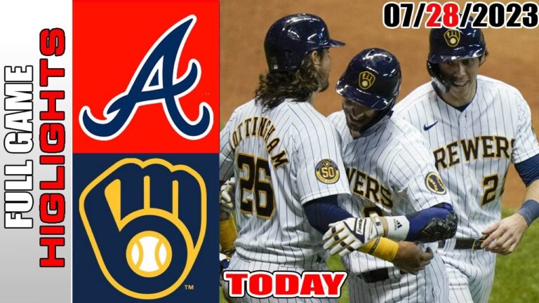 アトランタ・ブレーブス vs ミルウォーキー・ブルワーズ 全試合ハイライト |  MLB トゥデー 2023 年 7 月 28 日 |  MLB 2023